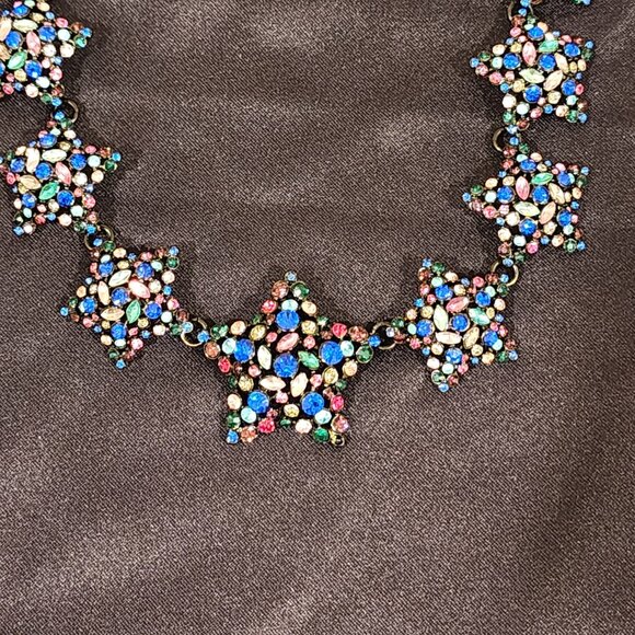 Brand New!! KATE SPADE NY: Bright Star| Multicolor Stones|Crystals|Black Metal - Picture 6 of 13